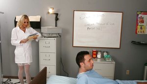 18 year old cutie Riley Reid taking cumshot on face from long penis